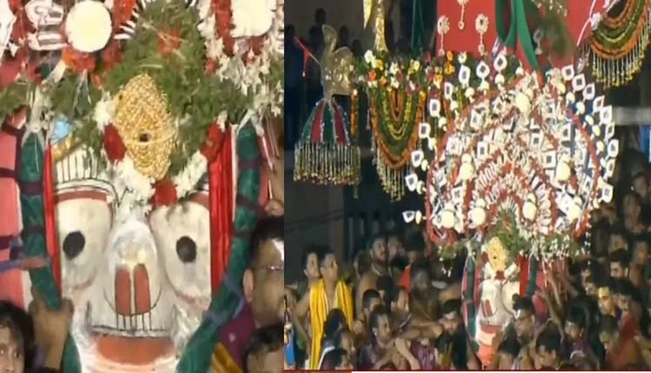 ରଥ ଯାତ୍ରା ୨୦୨୬ :’ଆଡ଼ପ ମଣ୍ଡପ ବିଜେ’ରୀତିନୀତି ଅନୁଯାୟୀ ପବିତ୍ର ତ୍ରିନାଥ ଗୁଣ୍ଡିଚା ମନ୍ଦିରରେ ପ୍ରବେଶ କଲେ