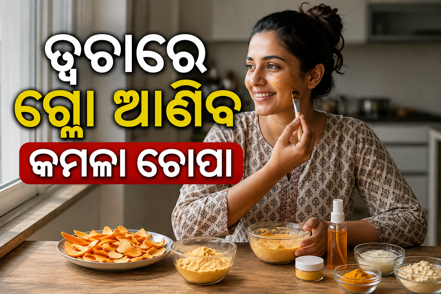 କମଳା ଚୋପା ଫିଙ୍ଗି ଦିଅନ୍ତୁ ନାହିଁ, ତ୍ୱଚାରେ ଆଣନ୍ତୁ ଗ୍ଲୋ; ଜାଣନ୍ତୁ ୭ଟି ସହଜ ଉପାୟ