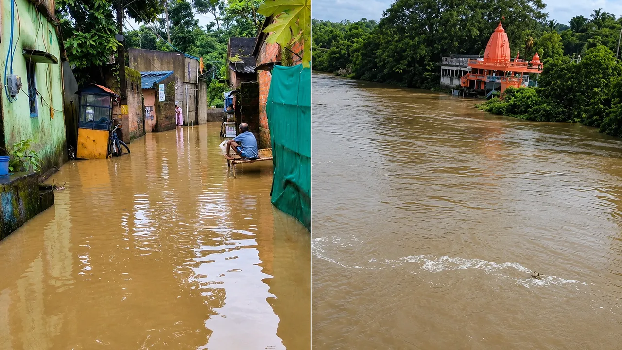 ମୟୂରଭଞ୍ଜରେ ସୁଧୁରୁଛି ବନ୍ୟା ପରିସ୍ଥିତି, କମୁଛି ବୁଢ଼ାବଳଙ୍ଗ ନଦୀର ଜଳସ୍ତର